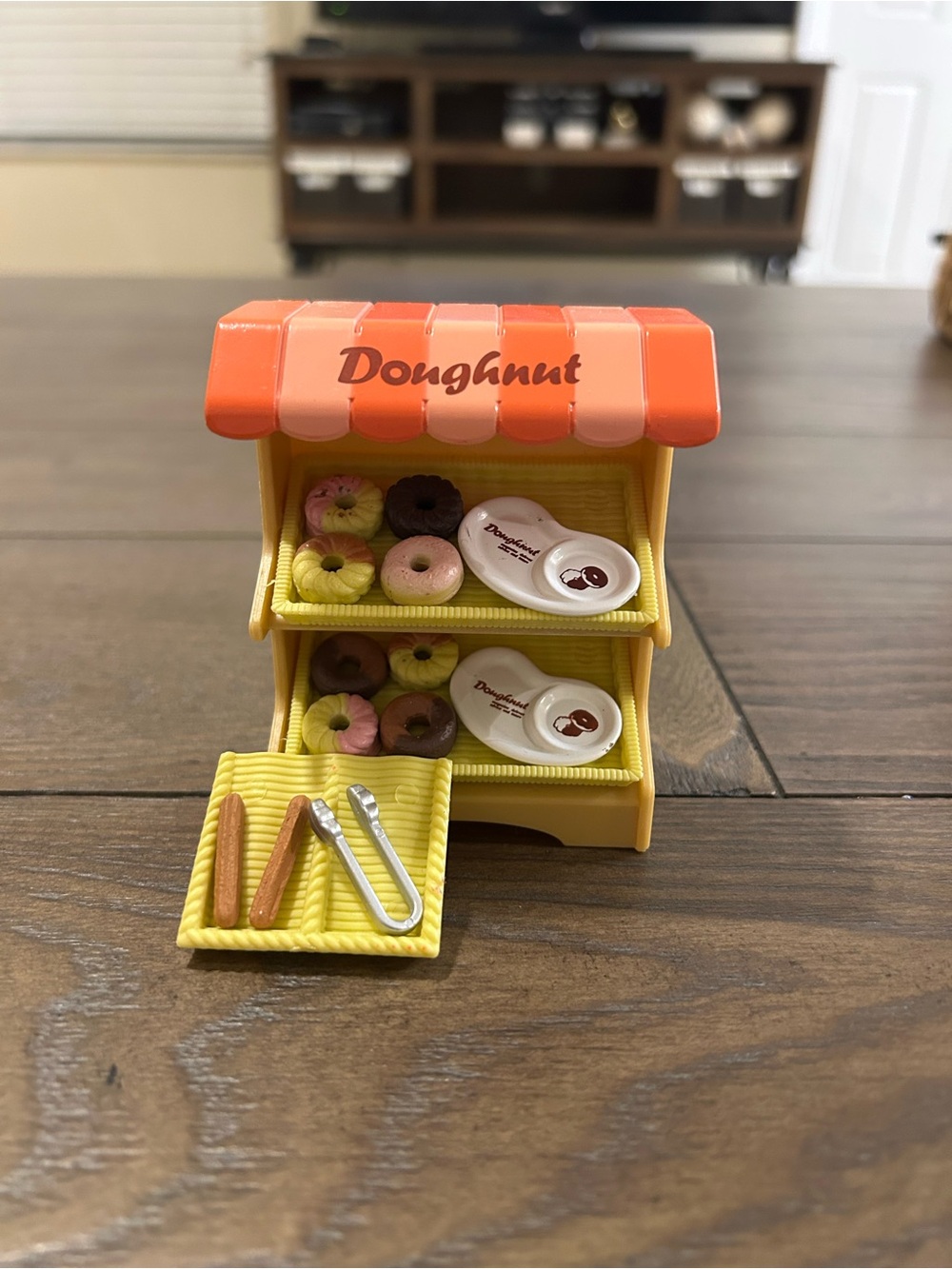 Mini Doughnut Shop Playset - Yellow and Orange Pretend Bakery